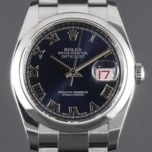 Thumbnail von Rolex Datejust 36 Blue Dial LC 100