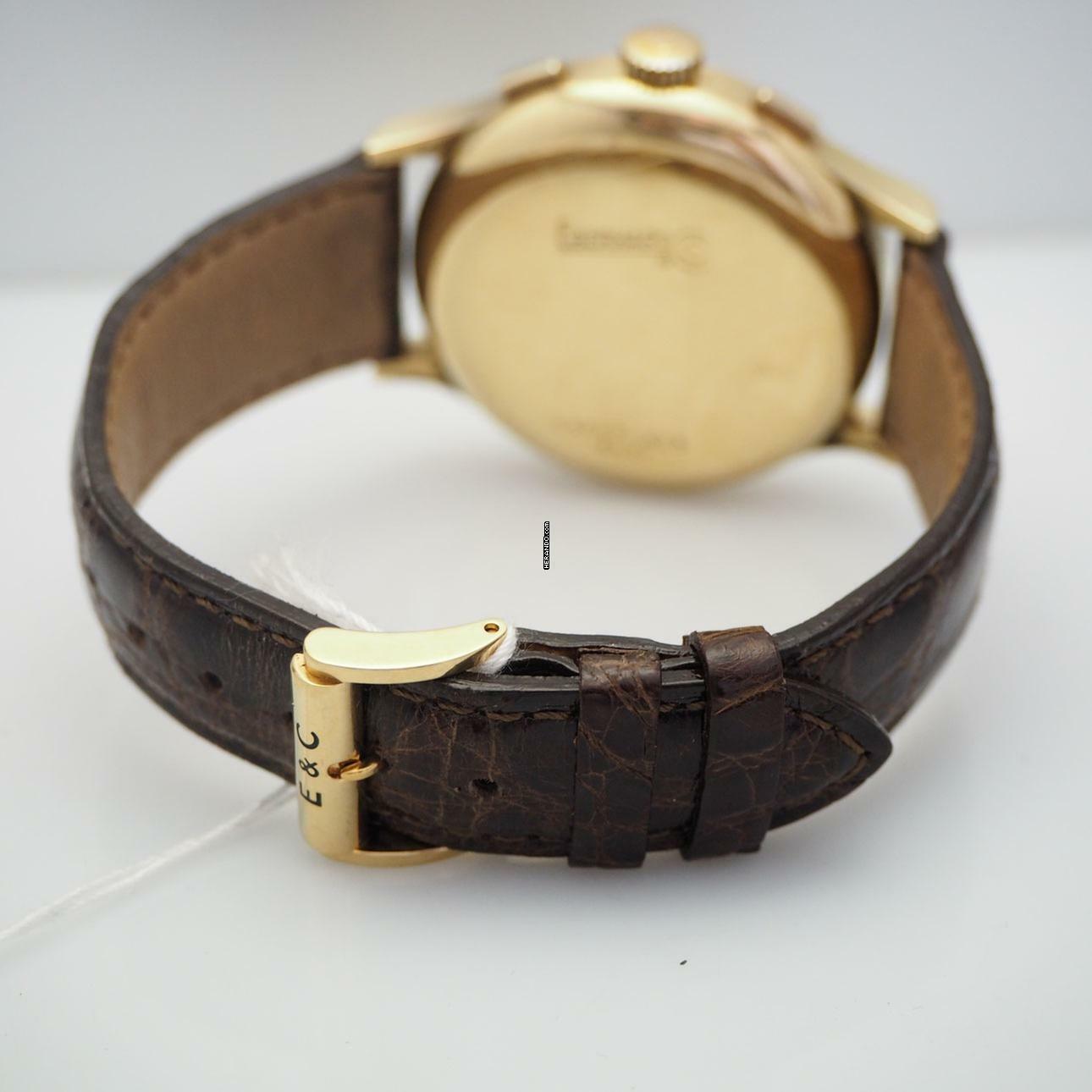 Thumbnail von Eberhard & Co. Extra-Fort Chronograph Vintage 18k/750 Gold </h1>