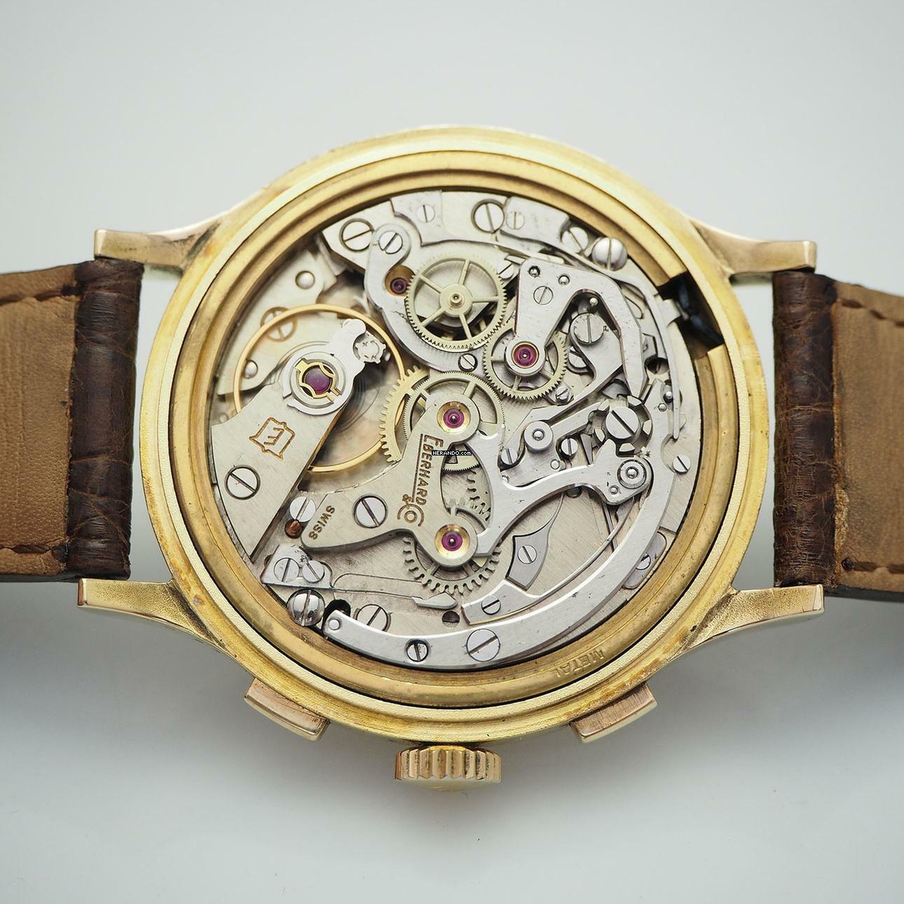 Thumbnail von Eberhard & Co. Extra-Fort Chronograph Vintage 18k/750 Gold </h1>
