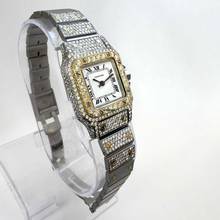 Thumbnail von Cartier Santos Galbée 24mm Automatic Watch 3.63TCW Diamonds </h1>