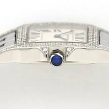 Thumbnail von Cartier Santos Demoiselle Quartz Steel 26mm Diamond Watch </h1>