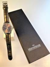 Thumbnail von Meistersinger Unomatik UM207 ZB grau Lederarmband grau mit Faltschließe deutsche Auslieferung </h1>
