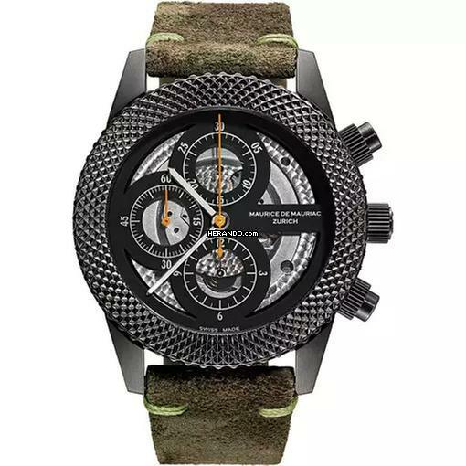 Maurice de Mauriac CHRONO MODERN DIVER SKELETON PVD