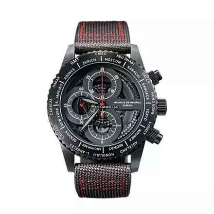  Maurice de Mauriac CHRONO MODERN DIVER SKELETON PVD 