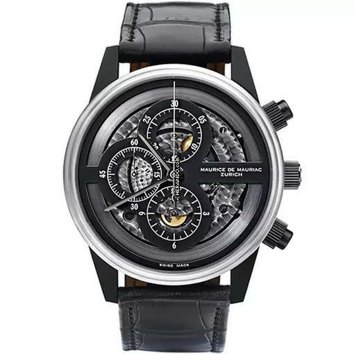 Maurice de Mauriac CHRONO MODERN SKELETON PVD