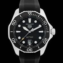 Thumbnail von TAG Heuer Aquaracer WBP201A.FT6197 - TAG Heuer Aquaracer Professional 300 Automatic Black Rubber Watch 43mm </h1>