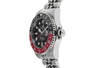 Thumbnail von Davosa Ternos Professional TT GMT Stahl Keramik schwarz rot Automatik Armband Stahl 42mm Box&Pap. Full Set Neu