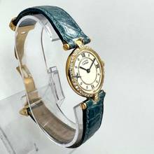 Thumbnail von Must de Cartier VERMEIL 24mm Quartz GP Argent 0.58TCW Diamond Watch </h1>