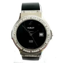 Thumbnail von Hublot MDM 1523 36mm Quartz Steel 1.10TCW DIAMOND Watch </h1>