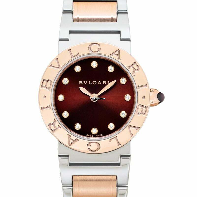  Bulgari Bulgari BBL26C11SPG/12 - Bvlgari Bvlgari Quartz Brown Dial Stainless Steel Ladies Watch </h1> 