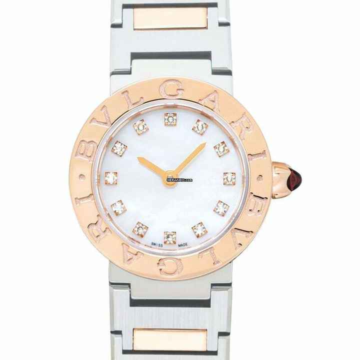  Bulgari Bulgari BBL23WSPG/12 - Bvlgari Bvlgari Quartz Mother of pearl Dial Stainless Steel Ladies Watch </h1> 