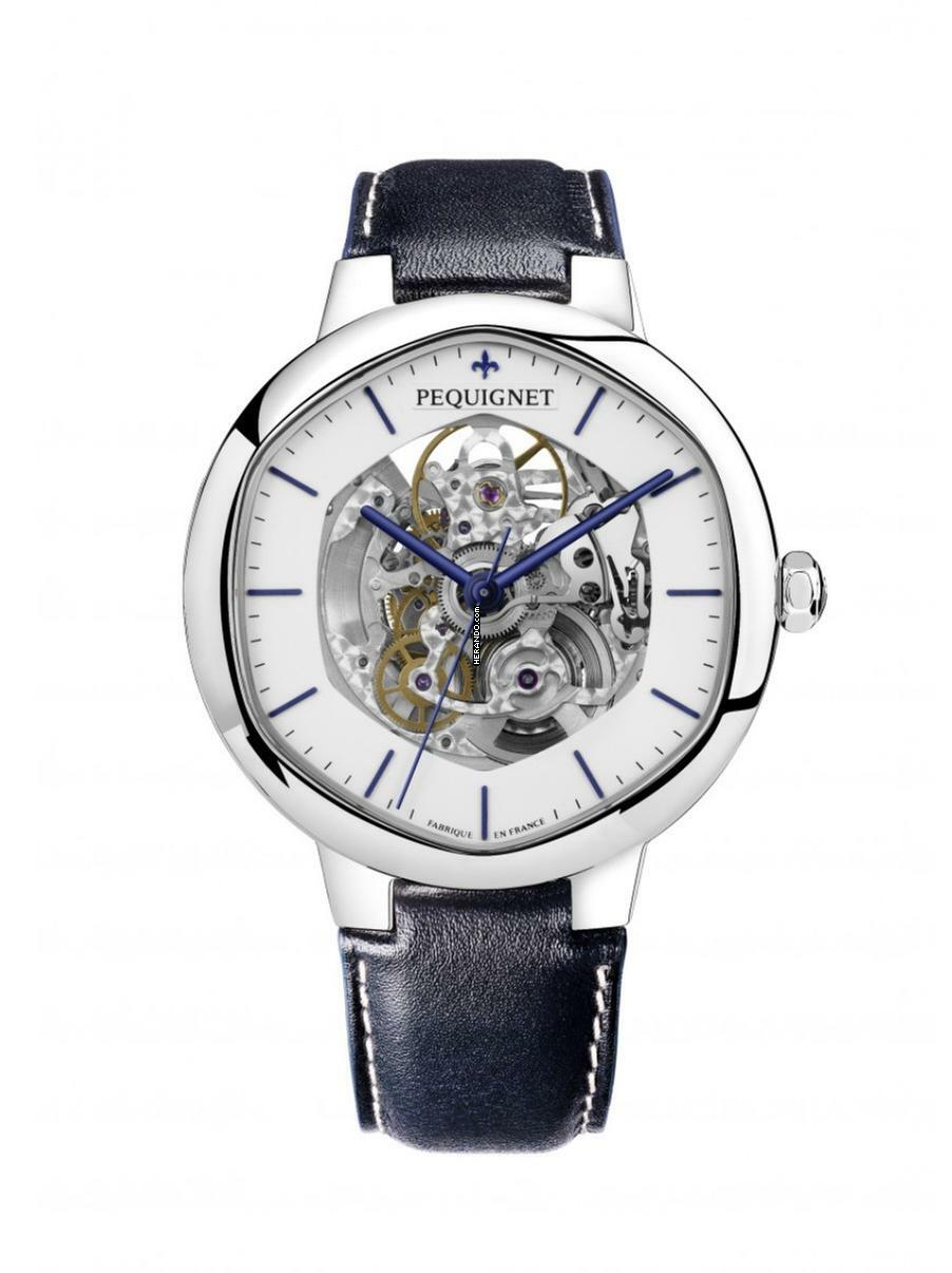  Pequignet Exagone Montre Exagone Squelette white 