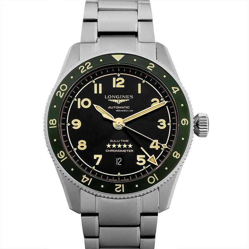  Longines Spirit L38124636 - Longines Spirit Automatic Grey Dial Stainless Steel Men's Watch </h1> 