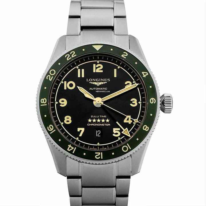  Longines Spirit L38124636 - Longines Spirit Automatic Grey Dial Stainless Steel Men's Watch </h1> 