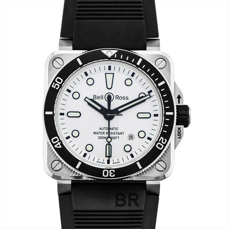  Bell & Ross BR 03-92 Steel BR0392-D-WH-ST/SRB - Instruments Automatic Silver Dial Stainless Steel Men's Watch </h1> 