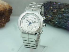 Thumbnail von S.T. Dupont 532 E9 Aa28 Chronograph Edelstahl Herrenuhr Ø 40 Mm Datumsanzeige </h1>