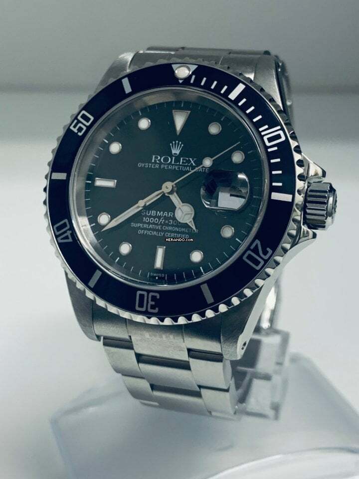  Rolex Submariner Date 16610 - 1999 - VINTAGE - Box & Papers 