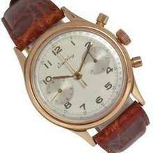 Thumbnail von Breitling Premier 777 chronograph first series rose gold 18KT 1946’s </h1>