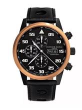 Thumbnail von Maurice de Mauriac Chrono Modern Black Lünette Massiv Gold