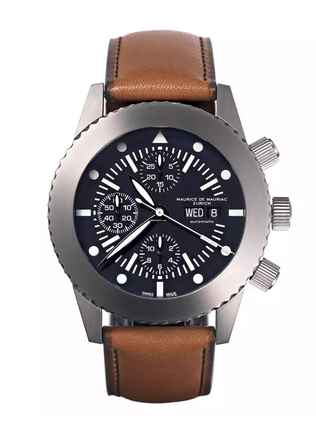  Maurice de Mauriac Chrono Modern Diver Deepsky Titanium 