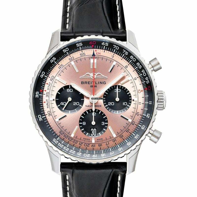  Breitling Navitimer AB0138241K1P1 - Navitimer Automatic Brown Dial Stainless Steel Men's Watch </h1> 