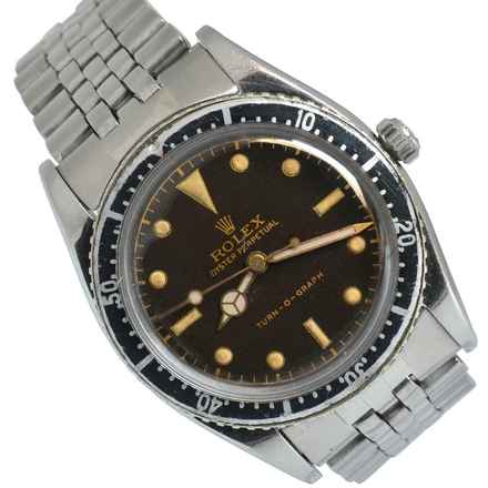  Rolex Turn-O-Graph Turn-O-Graph 6202 Tropical galvanic glossy radium gilt dial 1953’s </h1> 