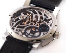 Thumbnail von Clockwheels Uhrrad 03 Springende Stunde Jumping Hour handmade