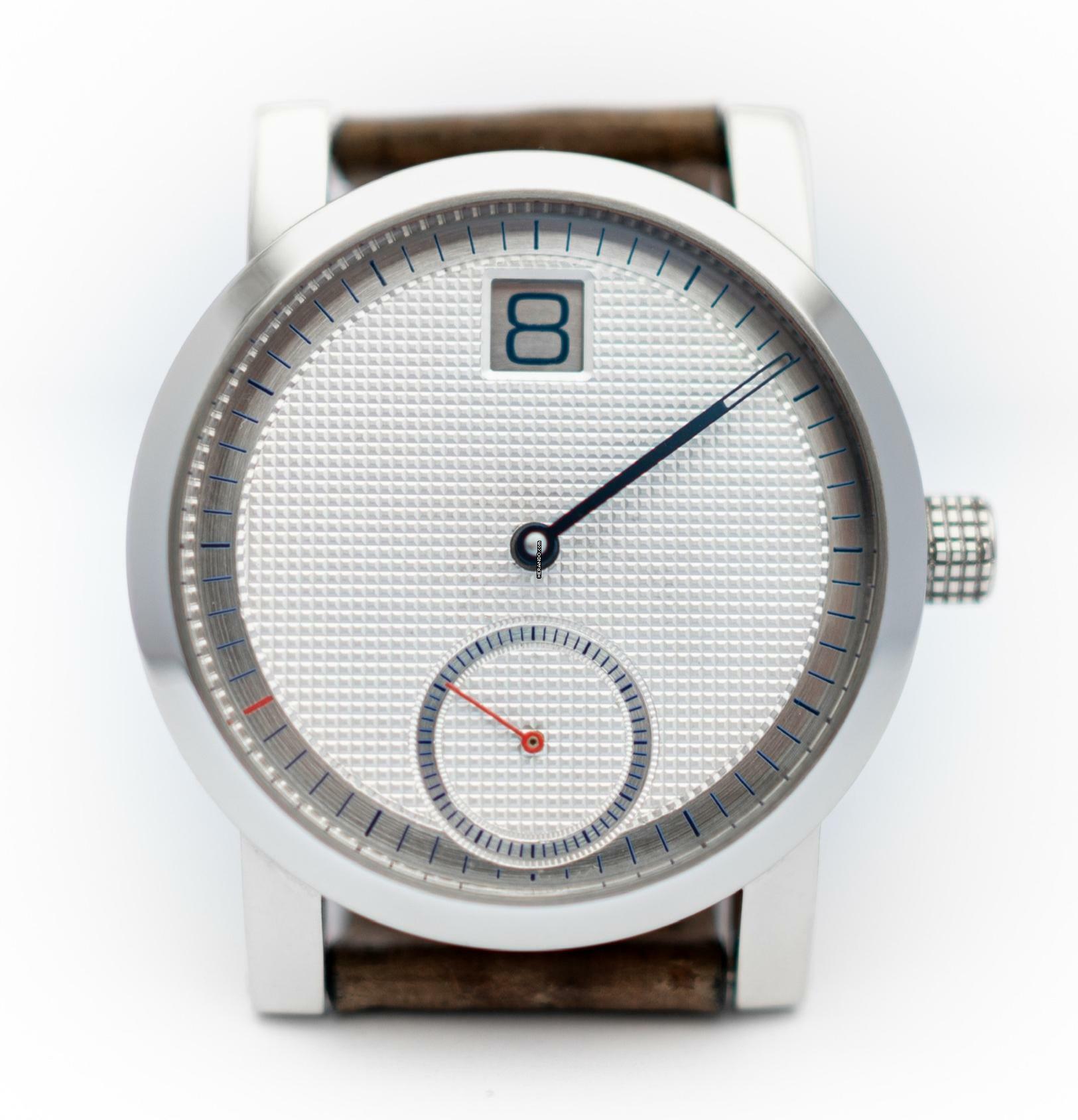 Clockwheels Uhrrad 04 Steel Springende Stunde Jumping Hour handmade