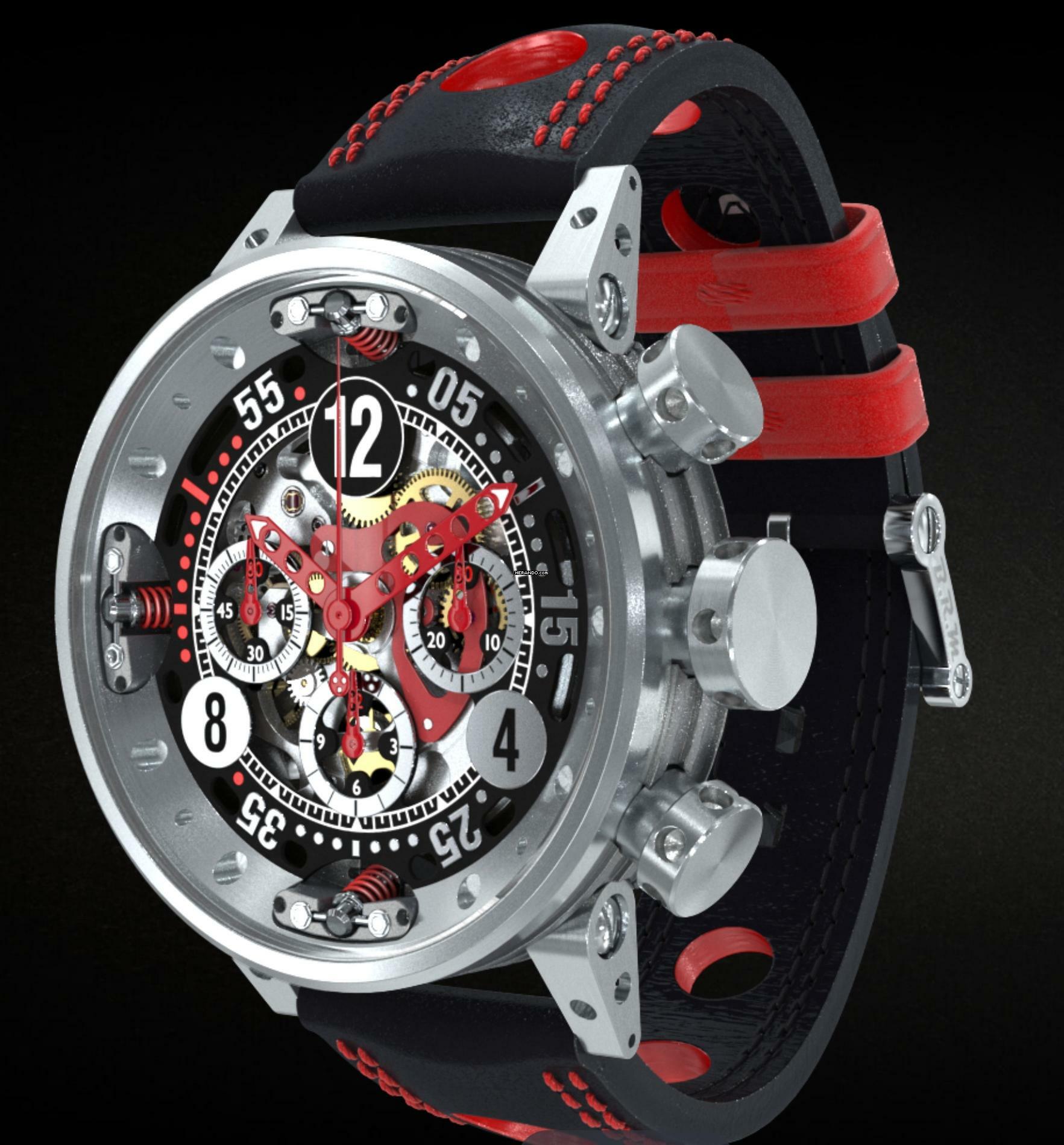  B.R.M V12-46-SA-SQUELETTE in 6 different colors 