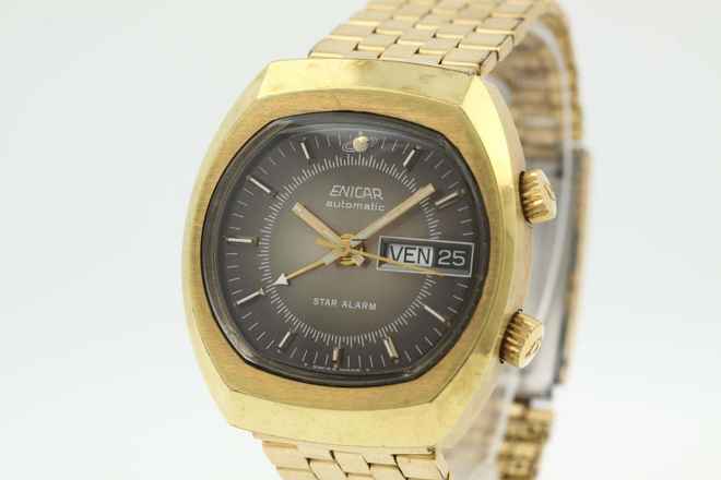  Enicar Star Alarm Vintage Automatic AS5008 508-01-01 