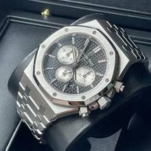 Thumbnail von Audemars Piguet Royal Oak Chronograph 26331ST black 2019 like new unpolished Eu schwarz stahl </h1>
