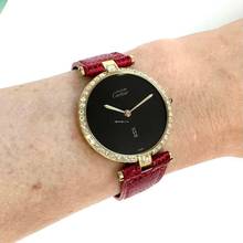 Thumbnail von Must de Cartier VERMEIL 30mm Quartz GP Argent ~.78TCW Diamond Watch </h1>