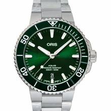 Thumbnail von Oris Aquis 01 733 7766 4157-07 8 22 05PEB - Aquis Automatic Green Dial Stainless Steel Men's Watch </h1>