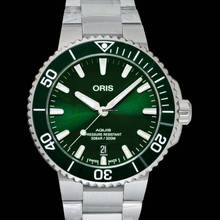 Thumbnail von Oris Aquis 01 733 7766 4157-07 8 22 05PEB - Aquis Automatic Green Dial Stainless Steel Men's Watch </h1>