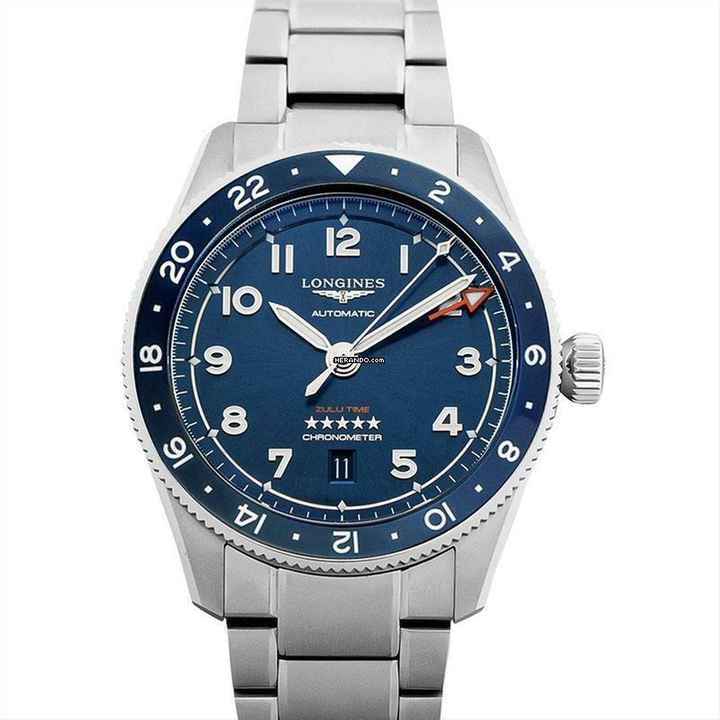  Longines Spirit L38124936 - Longines Spirit Automatic Blue Dial Stainless Steel Men's Watch </h1> 