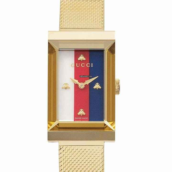  Gucci G-Frame YA147410 - G-Frame watch 21x34mm Quartz Multicolored Dial Ladies Watch </h1> 