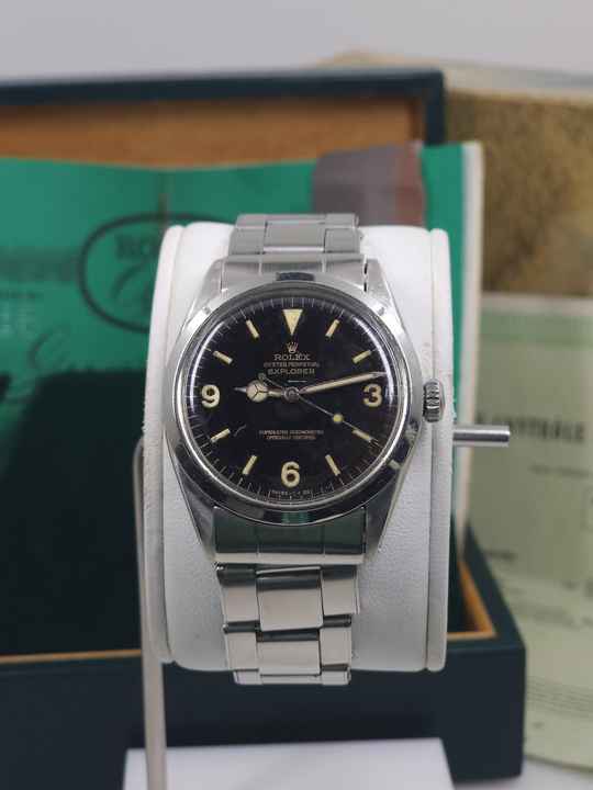  Rolex Explorer 1016 MK6 Gilt Dial 1966 Full Set 