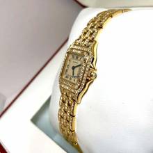 Thumbnail von Cartier Panthère 23mm Quartz 18K Yellow Gold ~1.7TCW DIAMOND Watch </h1>
