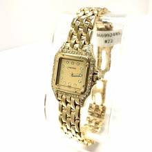 Thumbnail von Cartier Panthère 23mm Quartz 18K Yellow Gold Factory DIAMOND Dial Watch </h1>