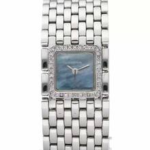 Thumbnail von Cartier Panthère RUBAN Quartz Steel 0.27TCW Diamond Watch Blue MOP Dial </h1>