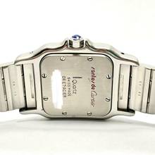 Thumbnail von Cartier Santos Galbée 29mm Quartz 2 Tone 1.70TCW Diamond Watch </h1>