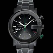 Thumbnail von Gucci G-Chrono YA101331 - G-Chrono Quartz Black Dial Stainless Steel Men's Watch </h1>