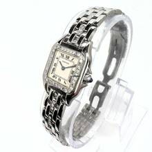 Thumbnail von Cartier Panthère Quartz 23mm Steel 0.55TCW Diamond Watch </h1>