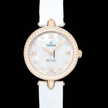 Thumbnail von Omega De Ville Prestige 424.58.27.60.55.002 - De Ville Quartz White Dial 18kt Rose Gold Ladies Watch </h1>