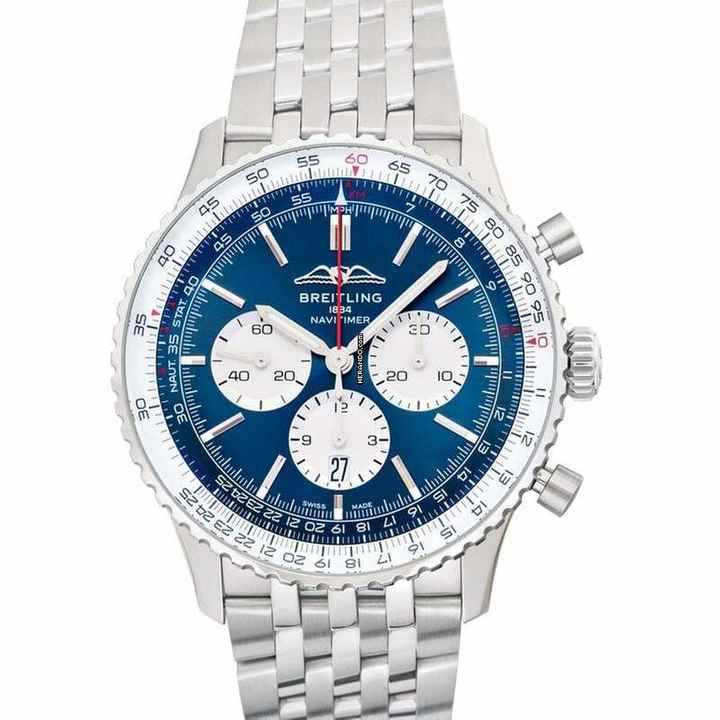  Breitling Navitimer AB0137211C1A1 - Navitimer Automatic Blue Dial Stainless Steel Men's Watch </h1> 