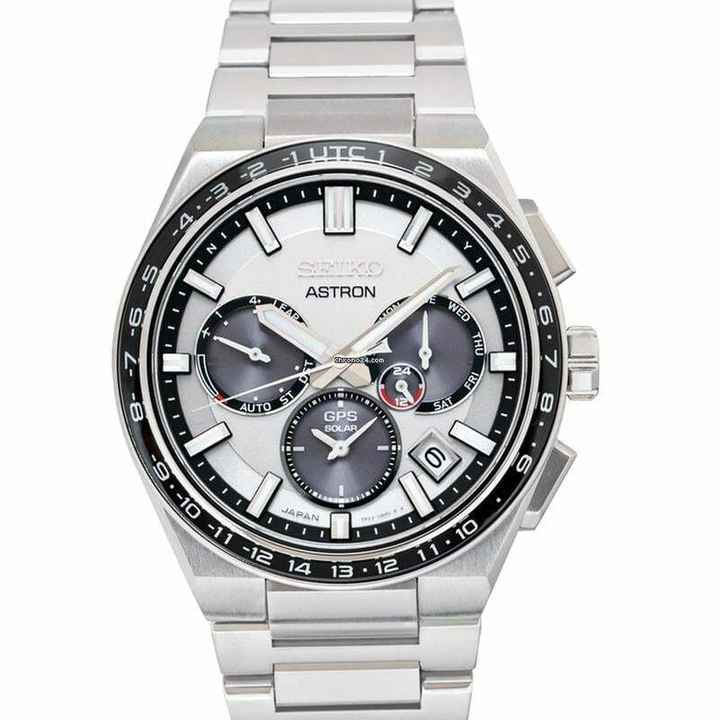  Seiko Astron GPS Solar SBXC107 - Astron SOLAR Grey Dial Titanium Men's Watch </h1> 