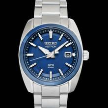 Thumbnail von Seiko Astron SBXD003 - Astron SOLAR Blue Dial Stainless Steel Men's Watch </h1>