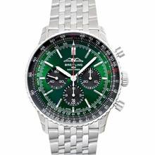 Thumbnail von Breitling Navitimer AB0137241L1A1 - Navitimer Automatic Green Dial Stainless Steel Men's Watch </h1>