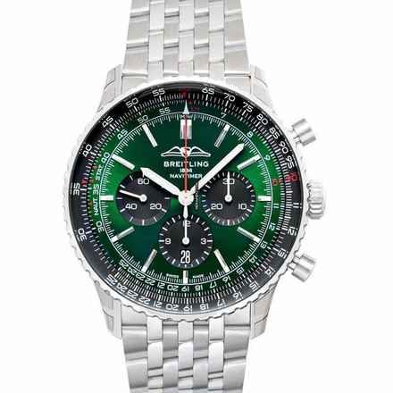  Breitling Navitimer AB0137241L1A1 - Navitimer Automatic Green Dial Stainless Steel Men's Watch </h1> 