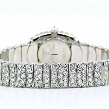 Thumbnail von Cartier Baignoire 23mm Quartz 18K WG ~6TCW Diamond Watch </h1>
